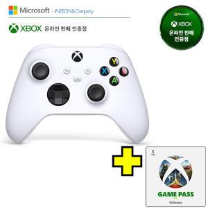 [게임패스 무료특전+] xbox 정품 컨트롤러 엑스박스 엑박패드 4세대 무선 블루투스 pc 게임패드 로봇 화이트