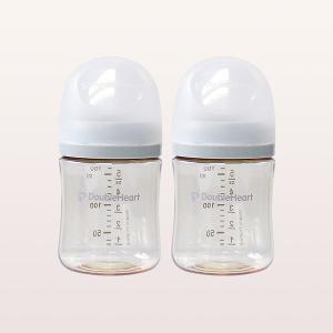 [더블하트] 모유실감 3세대 PPSU 새벽그레이 160ml 트윈팩