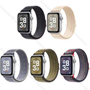 Apple Watch SE 2세대 GPS 44mm 실버 알루미늄 케이스/(Nike 스포츠 루프 Edition 선택)