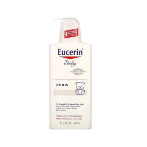 [아이허브] 유세린 베이비로션 무향 400ml, 저자극성 시어버터 비타민B 파라벤없음 Eucerin