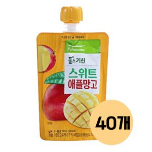 풀무원 풀스키친 스위트 애플망고 100ml 40개 어린이 음료 주스 유치원주스