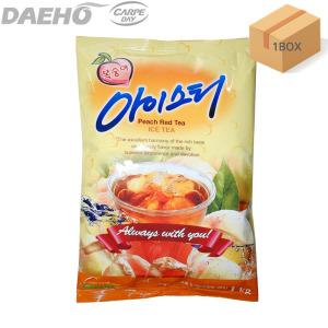 대호 복숭아 아이스티 1kg x 12개 (1박스) / 자판기용 복숭아홍차 에이드