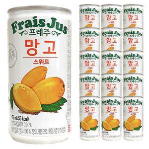 일화 프레주 스위트 망고 175ml x 60캔 (30x2박스)과일스 착즙스 쥬스 음료 음료수 망고스