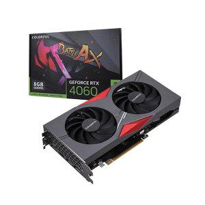 [기타]COLORFUL 지포스 RTX 4060 토마호크 DUO V2 D6 8GB 엔비디아 컴퓨터 그래픽카드