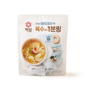 CJ 백설 멸치 디포리 가득 육수에는 1분링 80g(4g x20개)