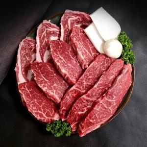 프리미엄 국내산 소고기 육우 등안갈 800g (등심400g 안심200g 갈비살200g)