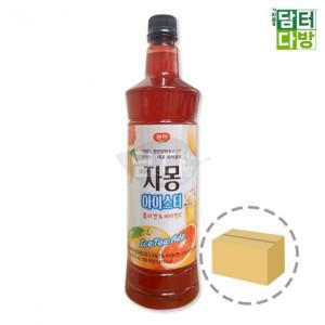 에이드만들기 (무배) 음료베이스 광야 자몽아이스티 카페재료 자몽베이스 1BOX(15개입) 자몽970ML 970ML