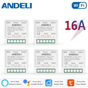 스마트스위치 전등스위치 전기 무선 자동 IOT ANDELI-DIY WiFi 미니 스마트 조명 스위치 16A 양방향 제어 T