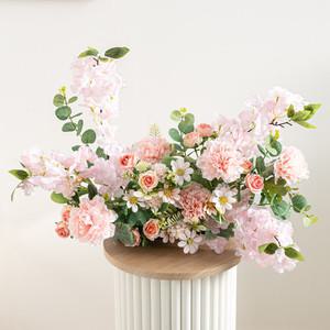 벚꽃 향기 센터피스 55x40cm 인테리어 조화 봄 테이블  행사 장식 소품
