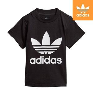 [매장정품] 아디다스 ADIDAS 키즈 85cm-100cm 유아 귀여운 트레포일 여름 반팔티셔츠/면티셔츠 [DV2829]