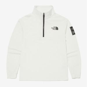 [매장정품] 노스페이스 NORTHFACE 키즈 컴피 긴팔 하프 집 티 NT7LQ54T_WHT