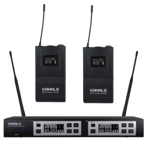 카날스 BK-902N 2CH 무선마이크 시스템 900MHz / 벨트팩 송신기 (핀마이크 포함) BK-09 2EA