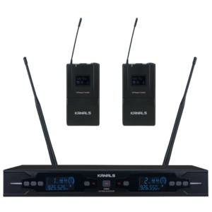 카날스 BK-820N 2채널 무선마이크시스템 (2CH 무선마이크 BK-87벨트팩+벨트팩)