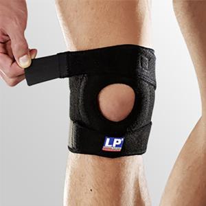 LP788 정품 무릎보호대 검정 밴드 뒷면이 트인 무릎 서포트