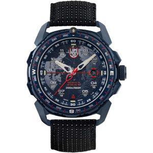 Luminox ICESAR Arctic XL.1203 남성 시계 46mm 블랙 날짜 기능 200m 방수 사파이어 글래스 어드벤처