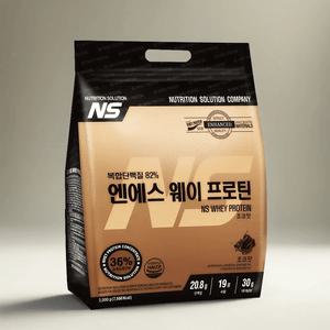 NS WHEY포대유청 웨이 프로틴 복합 단백질 보충제 초코맛 2kg