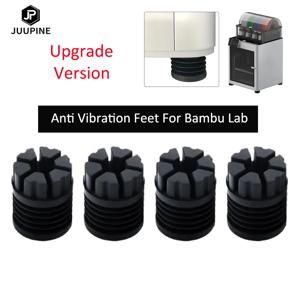 Bambu Lab P1P/P1S 대나무 업그레이드 방진 피트 패드 미끄럼 방지 충격 방지 방진 고무 발 패드 Bambulabs X1/X1C