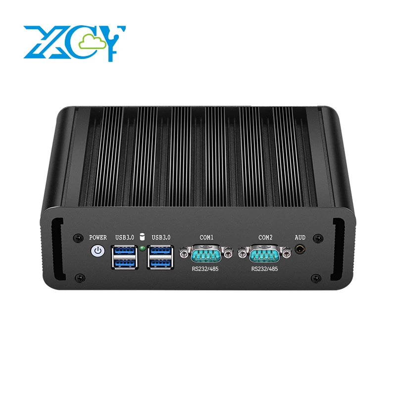 팬리스 산업용 미니 PC, 인텔 N100 듀얼 이더넷, 2x COM, DB9, RS232, RS485, 3G, 4G LTE, SIM 카드 슬롯, GPIO, WiFi, 윈도우, 리눅스