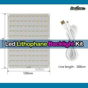 Bambu Lab Lithophane Led 패널 CMYK LED 백라이트 보드 PLA 기본 CMYK Lithophane 번들 3D 인쇄 Lithophane 사진 DIY