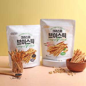 타스타스 크리스피 브이스틱 오리지널 검정깨 85g 1+1 행사 비건쿠키 단백질과자