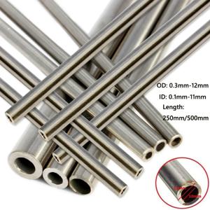 1-10pcs 304 스테인레스 스틸 원형 모세관 250mm 500mm 긴 이음매 없는 직선 튜브 4x3mm/6x4mm/8x6mm/10x8mm/10x9mm/12x11mm