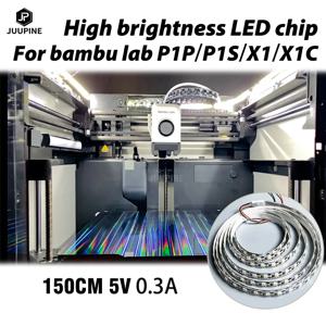 Bambu lab Light p1p p1s X1C LED 조명 스트립 LED 조명 키트 5V 150cm IP44 조명 램프 Bambulab 용 슈퍼 브라이트