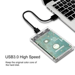 USB 3.0 투명 HDD 인클로저 2.5