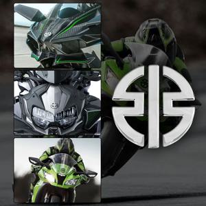 가와사키 닌자 H2 H2R Zx6R Zx12R 400 650 1000 Zx9R Zx10R 용 3D 오토바이 스티커 로고 데칼