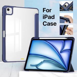 iPad 13인치 M2 M4 2024 케이스 iPad Air 11 Air 5/4 10.9 Pro 11 Mini 7 6 8.3in 10.2 7/8/9th iPad 10th 10.9 9.7 5/6th 커버