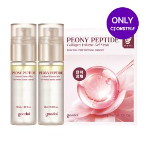 피오니 펩타이드 주름 흔적 에센스 미스트 50ml x2 [사은]피오니콜라겐겔마스크1매