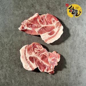 직통미트 국내산 한돈 두꺼운 목살(냉장) 1kg+1kg (총2kg)