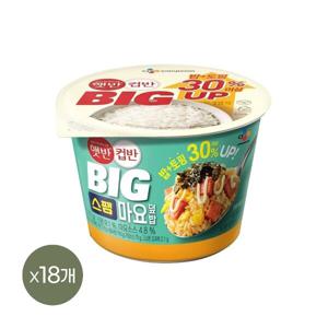 1등 컵밥 햇반 컵반 BIG 스팸마요덮밥 307g x18개