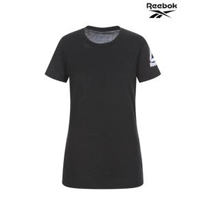 [리복]Reebok 여성 클래식 코튼 빅로고 반팔티셔츠_RETS1F329BK