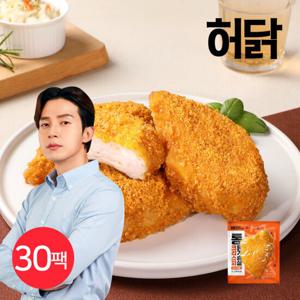 [허닭] 크리스피 통 닭가슴살 오리지널 90g 30팩