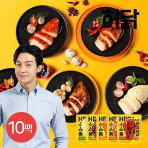 [허닭] 허닭PICK 소스 통 닭가슴살 100g 5종 10팩