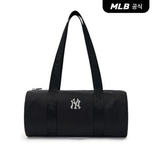 [MLB공식] 베이직 나일론 스포티브 원형 숄더백 NY (Black)