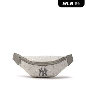 [MLB공식] 클래식 모노그램 자카드 힙색 NY (L.Charcoal Grey)