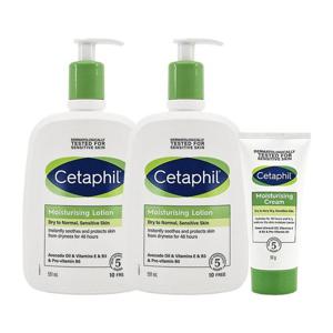 [세타필][Cetaphil] 세타필 모이스춰 라이징 로션 대용량 591ml 2개+크림 50g