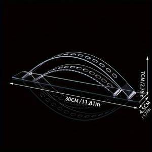TEMU 다용도 아크릴 정리대 - 메이크업 브러쉬, 눈썹 연필, 머리핀 및 볼펜을 위한 투명 디스플레이 스탠드 - 집, 사무실, 학교, 소매 공간에 완벽함