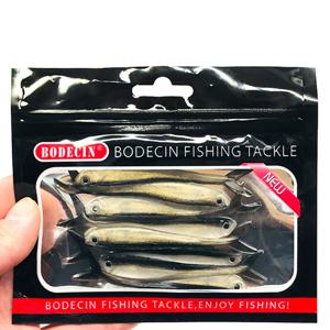 TEMU 10pcs 쉬운 Shiner Wobbler 파이크 낚시 미끼, 지그 헤드 인공 미끼 부드러운 고무 벌레 잉어 드롭 샷 Swimbait 민물 및 바닷물