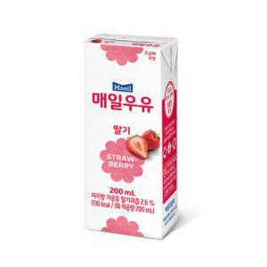 매일우유 멸균 딸기우유 200ml x 48팩