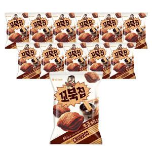 오리온 꼬북칩 초코츄러스, 80g, 12개