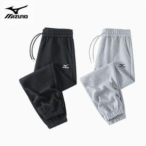 미즈노 MIZUNO 남여 바지 밴딩 빅사이즈 트레이닝 조거 팬츠 밑단 스트링 봄 가을