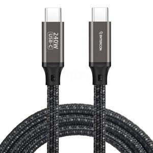 엔터콘 USB C 240W 100W 케이블C타입고속 C충전 노트북 스마트폰 C타입