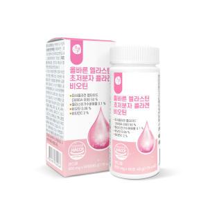 올바른 엘라스틴 초저분자 콜라겐 비오틴, 60정, 1개