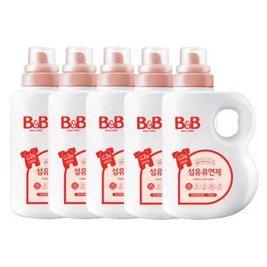 비앤비 유연제 자스민 용기 1500ml X5개