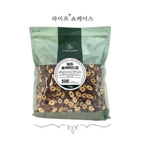 말린 대추과자 칩 1KG 스낵 건대추 슬라이스 슬라이드칩 CHIPS