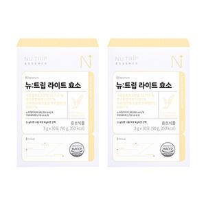 [소비기한 임박] 뉴트립 라이트 효소 1개월분 90g, 30포, 2개