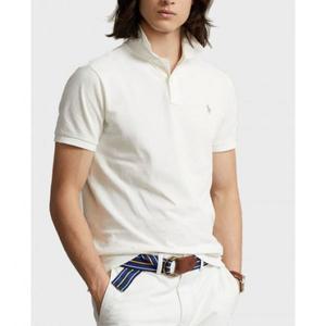 [폴로 랄프 로렌]POLO RALPHLAUREN 폴로 랄프로렌 25SS 커스텀 슬림핏 포니 로고 자수 반팔 카라티 7106...