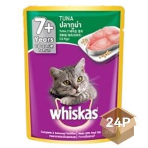 고양이 파우치 사료 시니어 참치 80g 24P 습식 영양 (WFH37DC)